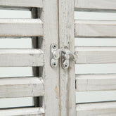 Hectarul - Oglinda de perete gri-retro din lemn, 55x73 cm, Lindsay Boltze